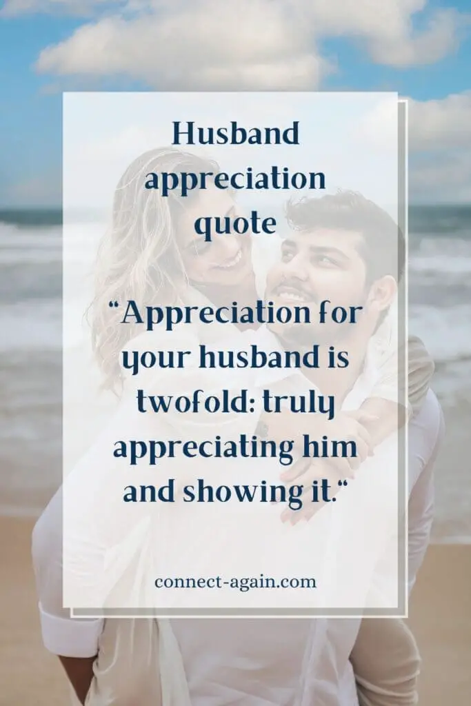 husband appreciation quote