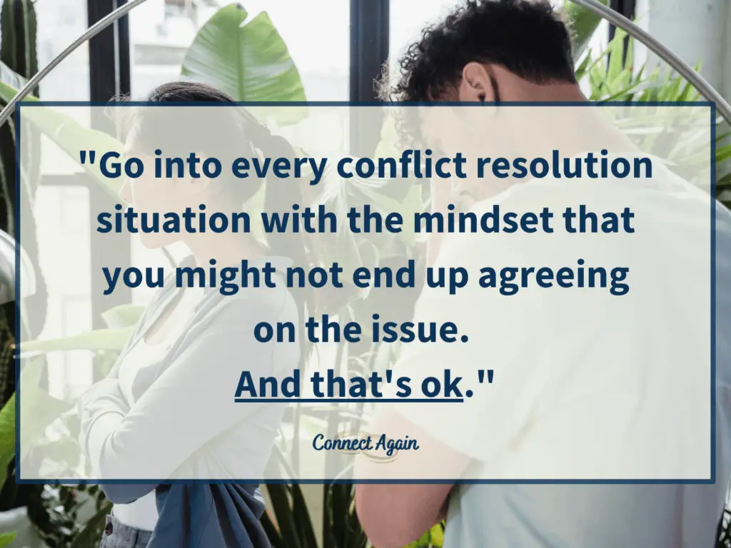 Helpful conflict resolution strategies for couples