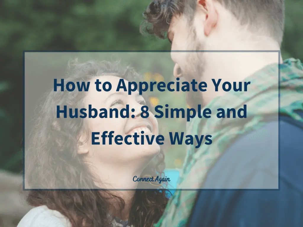 how to appreciate your husband