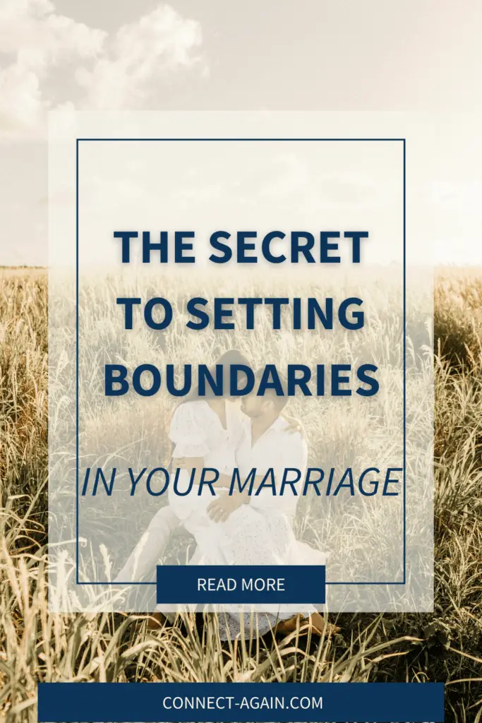 how to set marriage boundaries