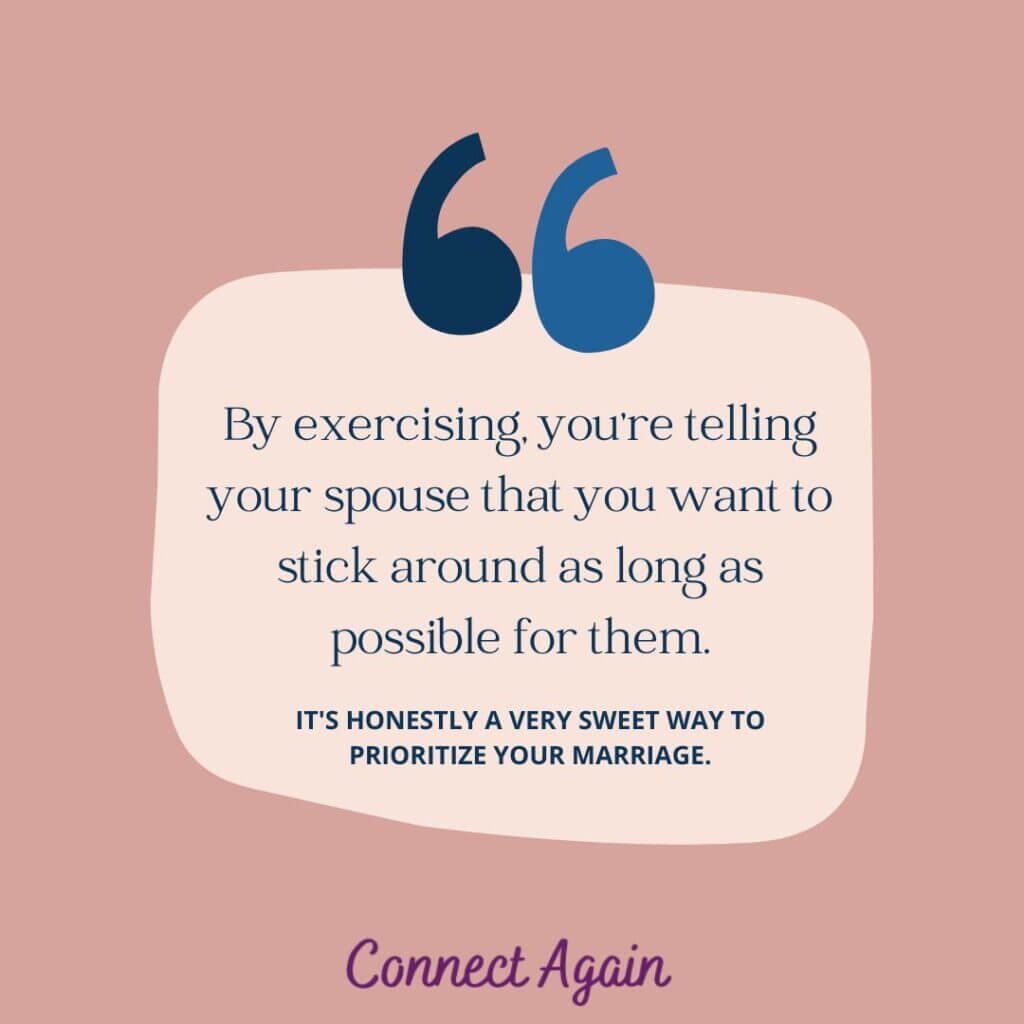 exercising with your spouse quote