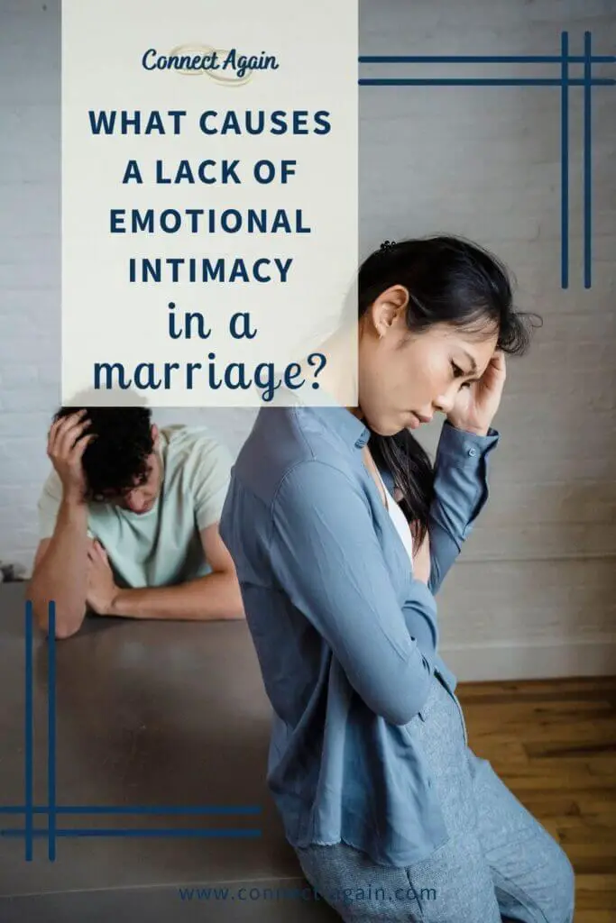 couple wondering what causes a lack of emotional intimacy in a marriage