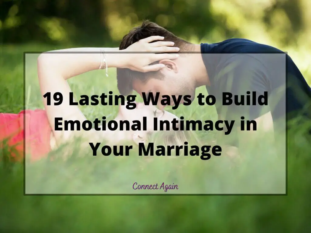 how to build emotional intimacy in marriage