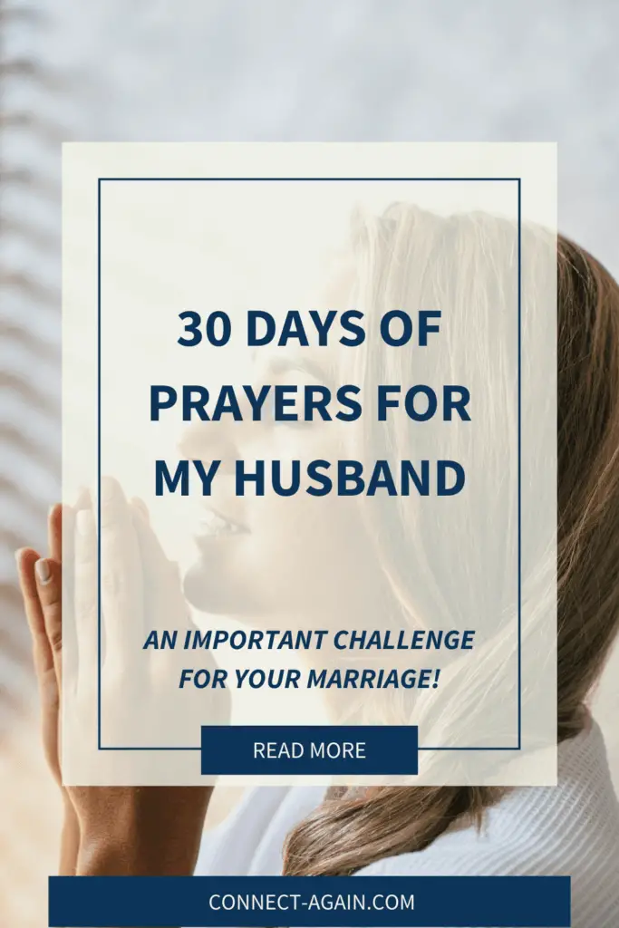 30 day praying for your husband challenge
