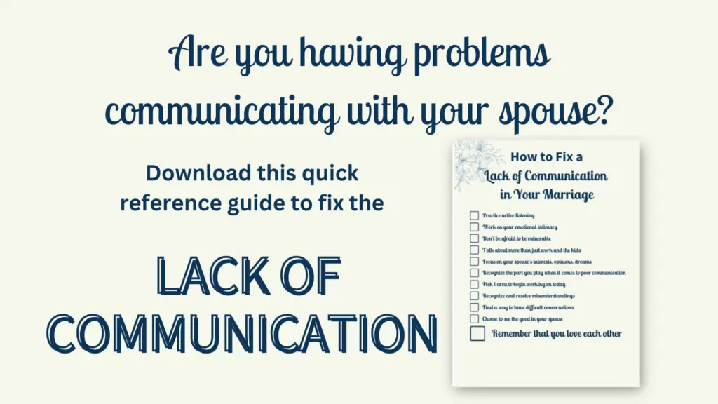 lack of communication in marriage pdf