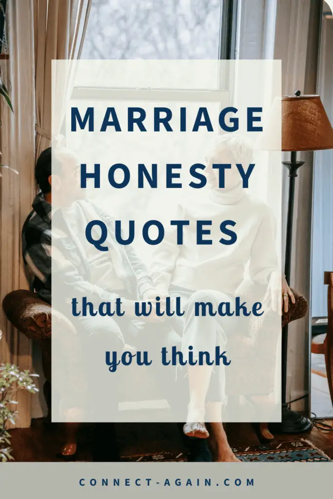 honesty in a marriage pin