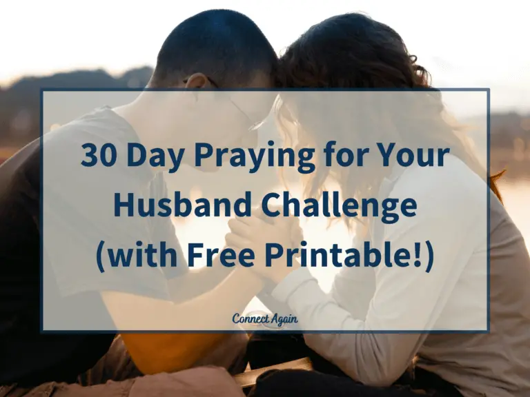 30 Day Praying for Your Husband Challenge (with Free Printable!)