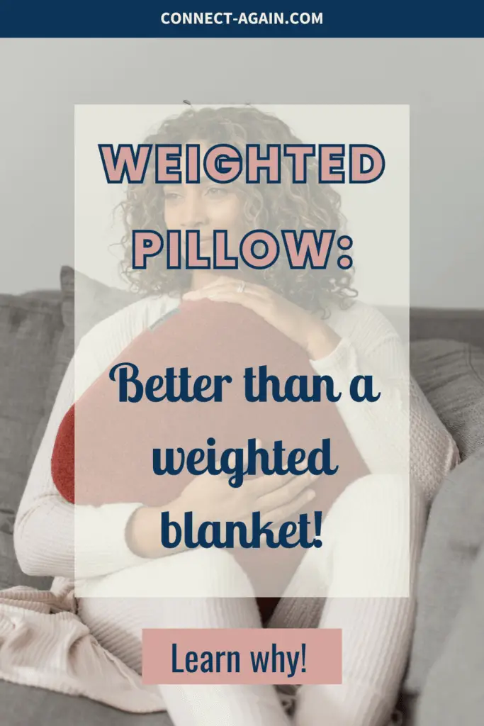 quiet mind weighted pillow review pin