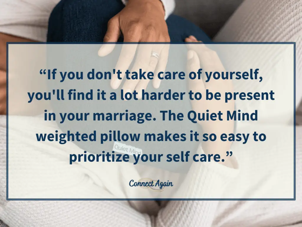 quiet mind weighted pillow review