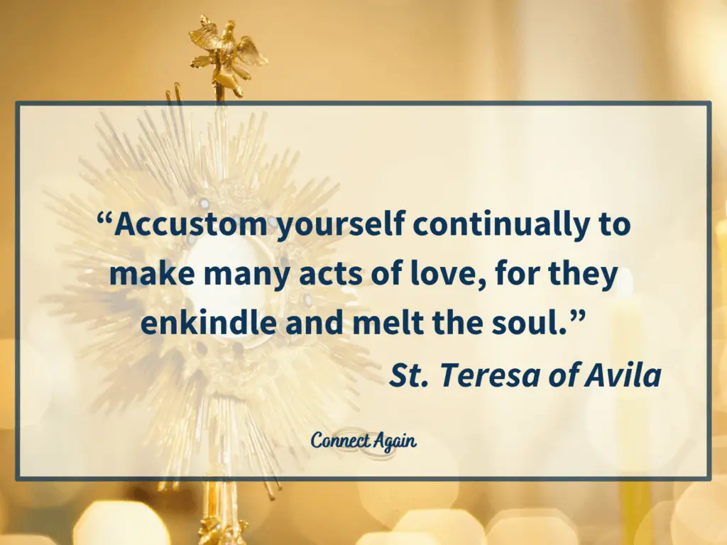 catholic saint quotes on love