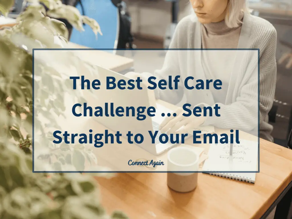 email series self care challenge